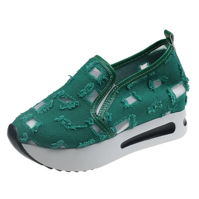 Γυναικείο τένις πλατφόρμας για γυναίκες Flat γυναικεία φθηνά αθλητικά παπούτσια Casual sneaker αθλητικά slip-on loafers Άνετα κομψά παπούτσια