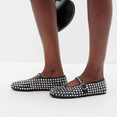 Disainer naiste lamedad kingad Diamond Rivet Mary Jane'i balletikingad Naiste lamedad ja mugavad naiste balletikingad Lolita kingad