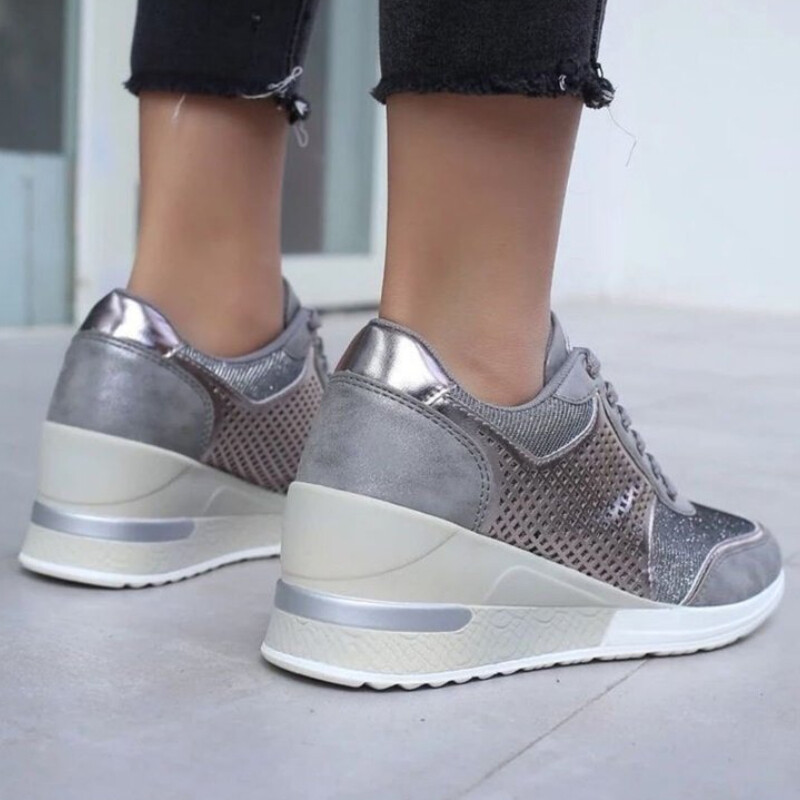 2023. aasta võrktossud Leopard Disain Elegantsed naiste kingad Platvorm Moodne Naistele Uued mustad tossud vabaaja