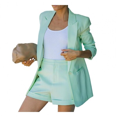 Chic ženski sako, lagani kardigan s džepovima, uski uredski sako, ležerna jakna