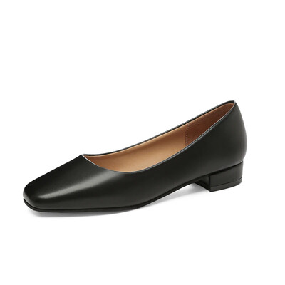 Νέα φλατ γυναικεία loafers Απλές χαμηλές γόβες εργασίας γραφείου Casual παπούτσια Slip on flat παπούτσια Γυναικεία τετράγωνα παπούτσια εργασίας Παπούτσια εργασίας