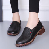 Mărimea Plus 35-42 pantofi oxford femei din piele PU pantofi casual femei mocasini cu tocuri joase pantofi brogue pentru femei pantofi mujer N7156