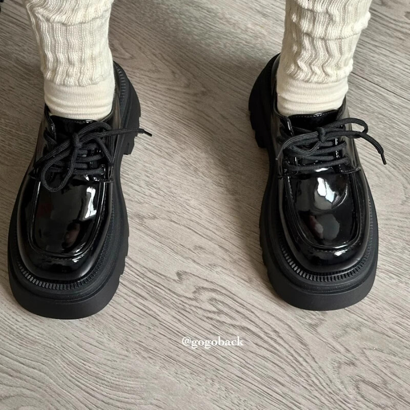 2024, noua modă, culoare solidă, versatilă, pantofi de damă, pantofi pentru femei, cu toc mic, de primăvară și toamnă, cu șireturi