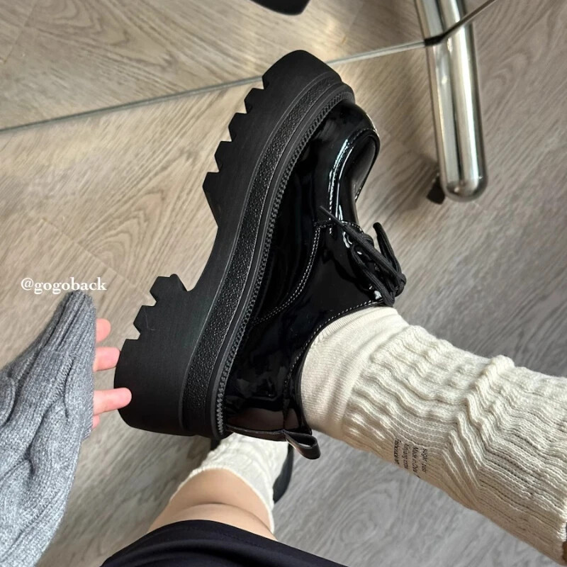 2024, noua modă, culoare solidă, versatilă, pantofi de damă, pantofi pentru femei, cu toc mic, de primăvară și toamnă, cu șireturi