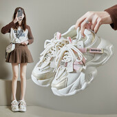 Pantofi de sport pentru femei, cu talpă groasă, pantofi ocazi, pantofi cu plasă, respirabili, pantofi sport pentru alergare, pantofi casual