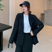 Naiste ülikond, üliõpilase lihtne Korea stiilis mantel, väikese lõhnaga temperament, mood, esmaklassiline Korea versioon