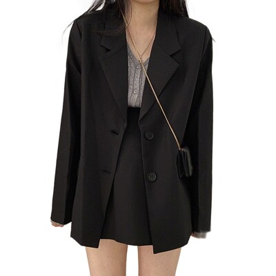 Naiste ülikond, üliõpilase lihtne Korea stiilis mantel, väikese lõhnaga temperament, mood, esmaklassiline Korea versioon