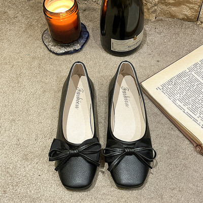 Aphixta 2024 naiste tasapinnalised madalad jalavarjud vibu pehmed kõndimisdisainerjalatsid Mugavad retro stiilis naiste Zapatillas naiste lamedad kingad