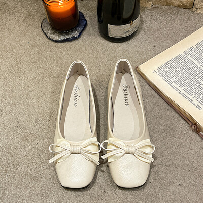 Aphixta 2024 naiste tasapinnalised madalad jalavarjud vibu pehmed kõndimisdisainerjalatsid Mugavad retro stiilis naiste Zapatillas naiste lamedad kingad