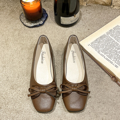 Aphixta 2024 naiste tasapinnalised madalad jalavarjud vibu pehmed kõndimisdisainerjalatsid Mugavad retro stiilis naiste Zapatillas naiste lamedad kingad