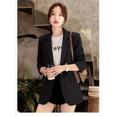 Naiste bleiserid, naiste bleiserid, moodsad, pikkade varrukatega, lihtsad, elegantsed, hästi sobivad kontorinaiste bleiserid, uued