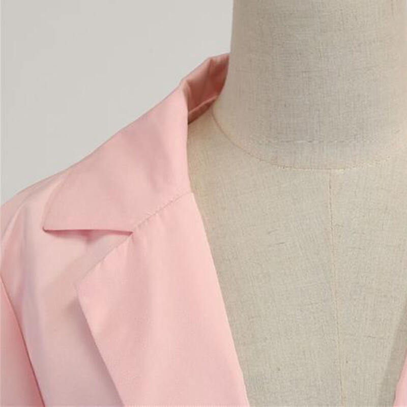 Madingi verslo kostiumai Moteriškas švarkas be mygtukų Prašmatnus moteriškas atviras laisvalaikio kostiumas Striukė Moteriškas švarkas Paltas Dydis s-3xl
