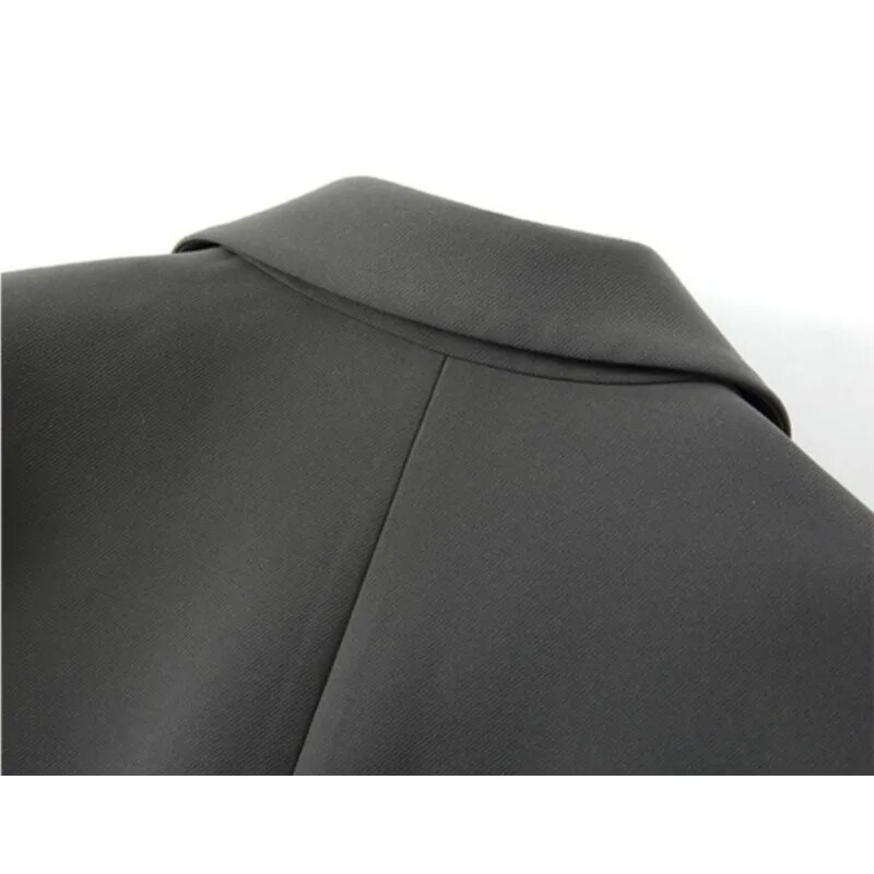 Ühevärviline ülikond reisimiseks jakk Naistele Korea sügis, kevad, uus naiste ülisuur mantel, väike kaaslane, ühe nööbiga ülikond C273