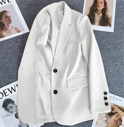 Femei Elegante Doamne Oficial Primavara Toamna Moda Maneca Lunga Sacou de Costum Ocazional Supradimensionat