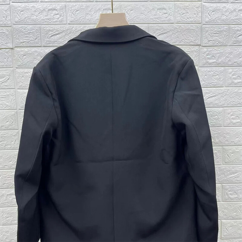 Visokokvalitetna jesen i zima 2024. Novo žensko slobodno odijelo s dvostrukim kopčanjem, veliko odijelo za putovanje na posao