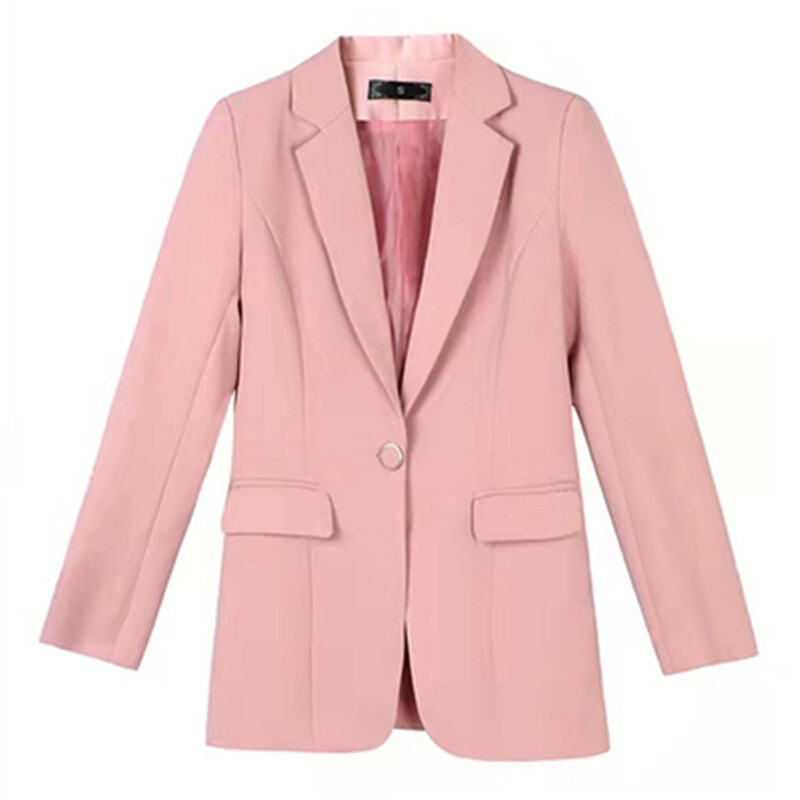 Mood, sügis, sügis, punane õhukesed ärimantel Kevad vabaaja naiste bleiserid jakid Korea töö kontoris naiste ülikond