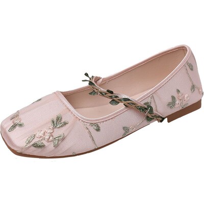 Proljeće 2023. Nove ženske ravne cipele Modne četvrtaste cipele Plitke ženske baletne cipele Mekane ležerne ravne cipele Mary Jane Elegantne natikače