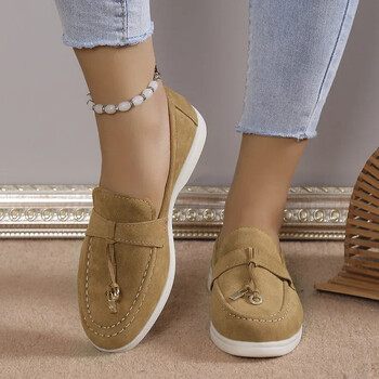 Casual Plus Size 43 Flats Παπούτσια Γυναικεία Νέα Άνετα για Εργασία Γυναικεία Παπούτσια Αναπνεύσιμα Loafers Zapatos De Mujer 2024