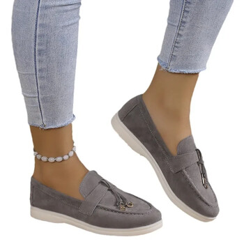 Casual Plus Size 43 Flats Παπούτσια Γυναικεία Νέα Άνετα για Εργασία Γυναικεία Παπούτσια Αναπνεύσιμα Loafers Zapatos De Mujer 2024