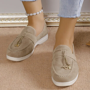 Casual Plus Size 43 Flats Παπούτσια Γυναικεία Νέα Άνετα για Εργασία Γυναικεία Παπούτσια Αναπνεύσιμα Loafers Zapatos De Mujer 2024