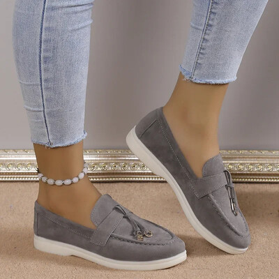 Ležerne ravne cipele veličine 43 za žene Nove udobne za posao Ženske cipele Prozračne natikače Zapatos De Mujer 2024