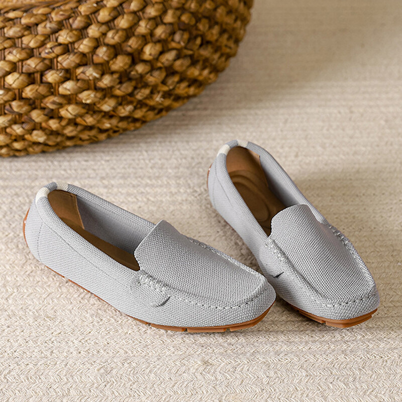 Naiste jalavarjud Kerged kõndimiskingad libisemiskindlad Mood Pehmed tasapinnalised kandilise varbaga mugavad paadikingad igapäevaseks vaba aja veetmiseks