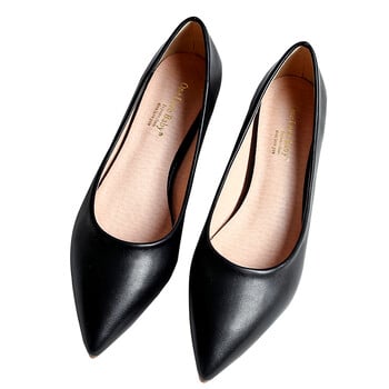 Γυναικεία Flat Heel Παπούτσια Basic Style Office Γυναικεία παπούτσια εργασίας Flat Heel μυτερή μύτη Pure Color Plus Small Size 31 32 33 43 44 45