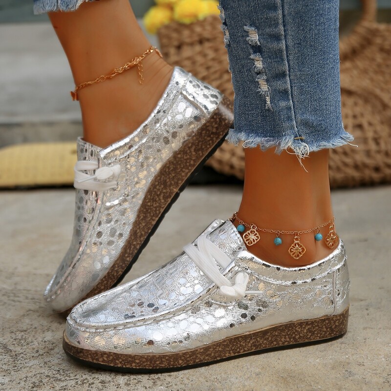 Розово-зелени мрежести маратонки Дамски дизайн на марката Леки плоски мокасини с приплъзване Дамски обувки за ходене с ниски шевове и връзки