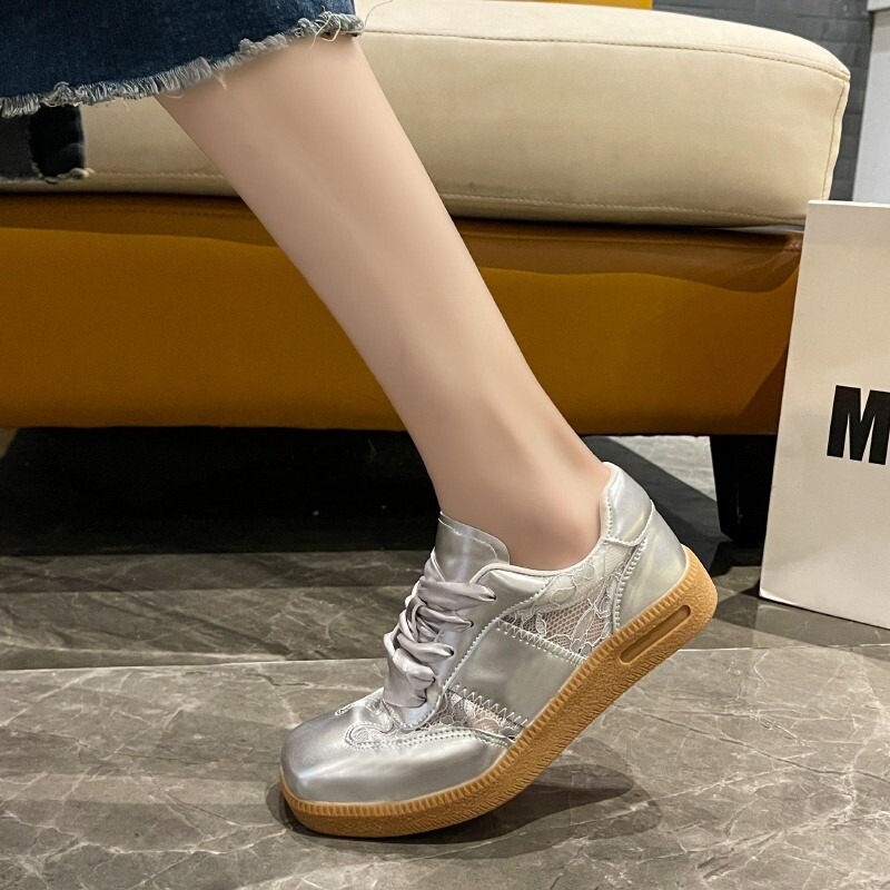 Pantofi de antrenament pentru balet, damă, 2024, pantofi unici, cu vârf pătrat, versatili, pantofi mici, albi, pentru femei