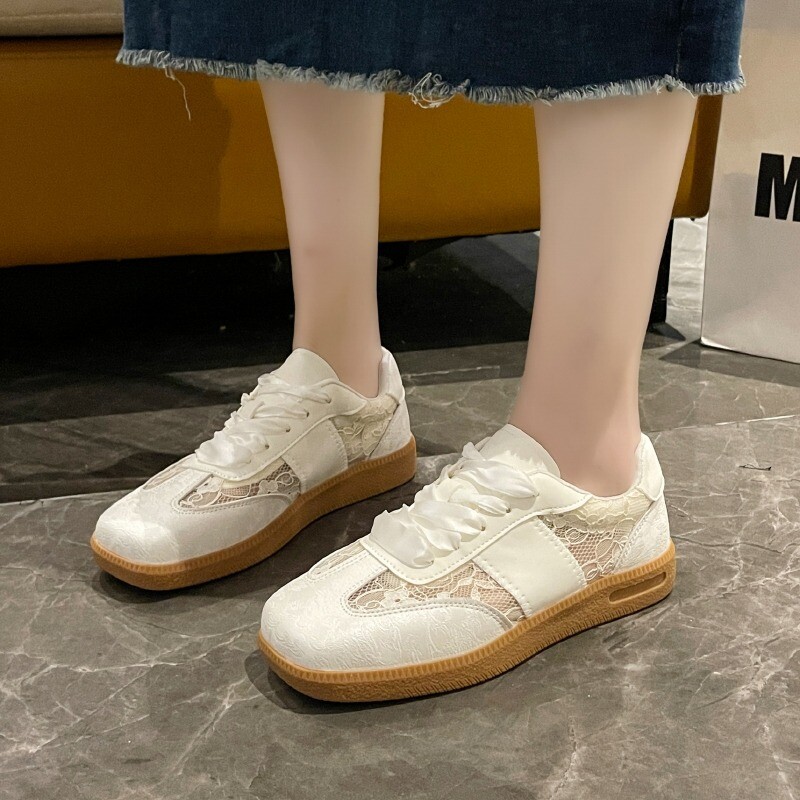 Pantofi de antrenament pentru balet, damă, 2024, pantofi unici, cu vârf pătrat, versatili, pantofi mici, albi, pentru femei