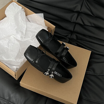 Disainer kevadised naised Mary Jane'i kingad Mood kandilised varbad Naiste mugavad pehme tallaga naiste mugavad baleriinikingad