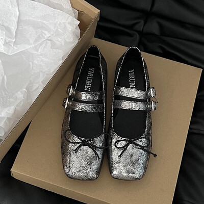 Disainer kevadised naised Mary Jane'i kingad Mood kandilised varbad Naiste mugavad pehme tallaga naiste mugavad baleriinikingad