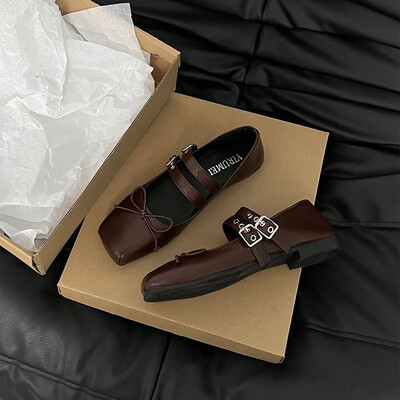 Disainer kevadised naised Mary Jane'i kingad Mood kandilised varbad Naiste mugavad pehme tallaga naiste mugavad baleriinikingad