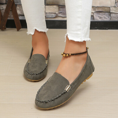 Uued naiste vabaaja lameda tallaga kingad, trendikad ja mitmekülgsed, üheastmelised polsterdatud oakingad, mugavad Mary Jane'i kingad