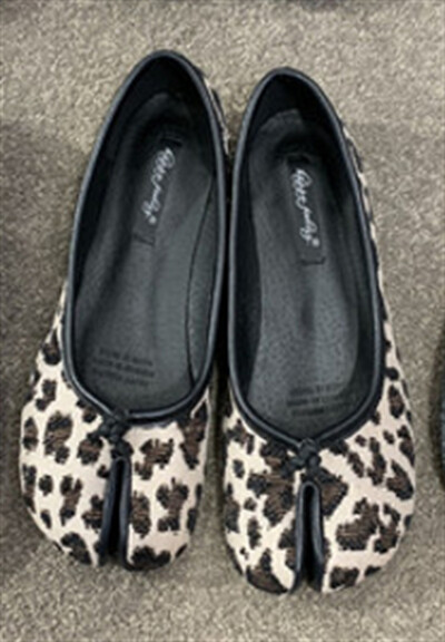 Pantofi Tabi Ninja în stil japonez pentru femei Pantofi confortabili din piele Mocasini cu vârful copitei despicați Mocasini pentru femei Pantofi balerină