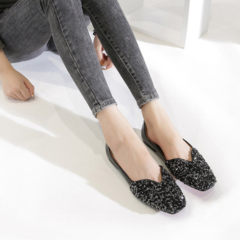 2024. aasta uuskevadine naine, elegantsed kandilise varbaga litrid Kawaii balletikorterid paljajalu Disainer Luksuslikud Mary Jane`i naiste kingad