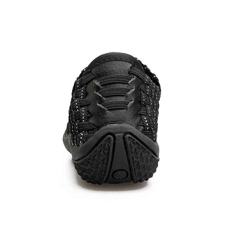 EOFK New Summer Women Mary Janes Confortabil handmade țesut slip-on Nylon carouri Varf rotund Casual Low Flat Flats Pantofi dama