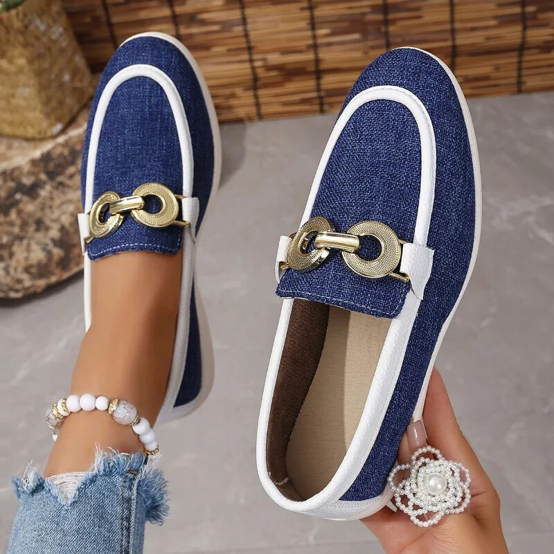 Dizajnerske ženske cipele Jesen 2024. Ležerne i svestrane ženske ravne cipele Lagane udobne ženske natikače za hodanje Cipele