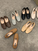 Pantofi moi Pantofi de femeie Toamnă Gură superficială Slip-on Cu vârful pătrat Casual Pantofi pentru femeie Rochie Toamna Nou Slip On Mocasin Summer Ret