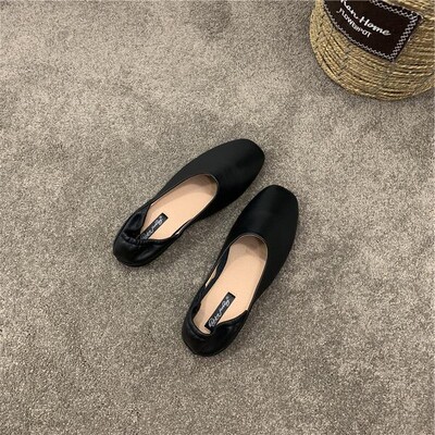 Pantofi moi Pantofi de femeie Toamnă Gură superficială Slip-on Cu vârful pătrat Casual Pantofi pentru femeie Rochie Toamna Nou Slip On Mocasin Summer Ret