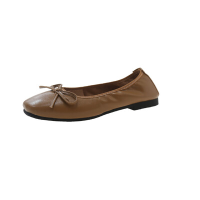 Pantofi moi Pantofi de femeie Toamnă Gură superficială Slip-on Cu vârful pătrat Casual Pantofi pentru femeie Rochie Toamna Nou Slip On Mocasin Summer Ret