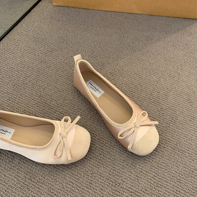 Pantofi moi Pantofi de femeie Toamnă Gură superficială Slip-on Cu vârful pătrat Casual Pantofi pentru femeie Rochie Toamna Nou Slip On Mocasin Summer Ret