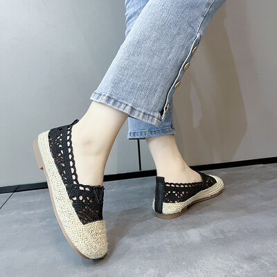 Γυναικείες ρηχά διαμερίσματα Πολυτελή Κομψά Αντλίες Γυναίκα Μοκασίνια Φθινοπωρινά Μοκασίνια Μπαλαρίνες Μαλακά Casual Γυναικεία παπούτσια Χονδρική