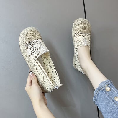 Γυναικείες ρηχά διαμερίσματα Πολυτελή Κομψά Αντλίες Γυναίκα Μοκασίνια Φθινοπωρινά Μοκασίνια Μπαλαρίνες Μαλακά Casual Γυναικεία παπούτσια Χονδρική