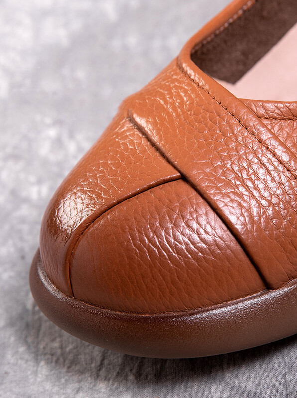 2024 ženske klasične mokasine za slobodno vrijeme jednobojne crne cipele ženske balerinke natikače od prave kože velika veličina 35-41 ﻿