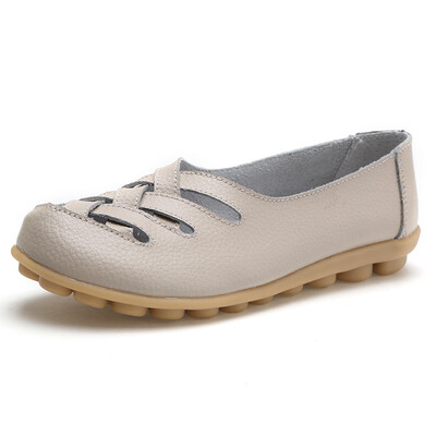 Lamedad naistele Mugavad ehtsast nahast lamedad kingad Naised Slipony Loafers Balletikingad Naiste mokassiinid, suur suurus 35-44