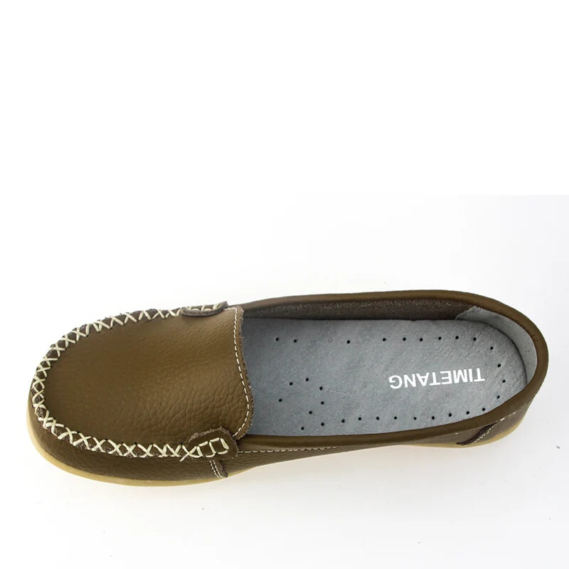 TIMETANG Uued Naised ehtsast nahast Kingad Slip-on Ballet Women Flats Comfort kingad naiste mokassiinid sapatilhas femininos