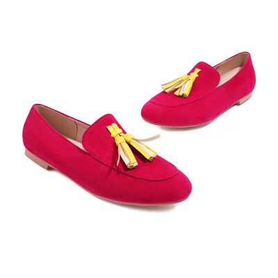 Pantofi coreeni cu vârf ascuțit Pantofi ocazional pentru femei Pantofi rochii pentru femei Toamna 2024 Vară Nou Toamna Leopard Cauciuc Med leopard Flock H