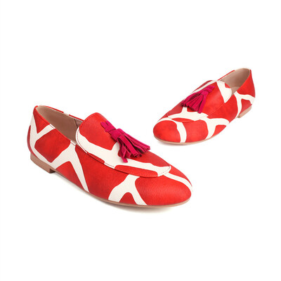 Pantofi coreeni cu vârf ascuțit Pantofi ocazional pentru femei Pantofi rochii pentru femei Toamna 2024 Vară Nou Toamna Leopard Cauciuc Med leopard Flock H