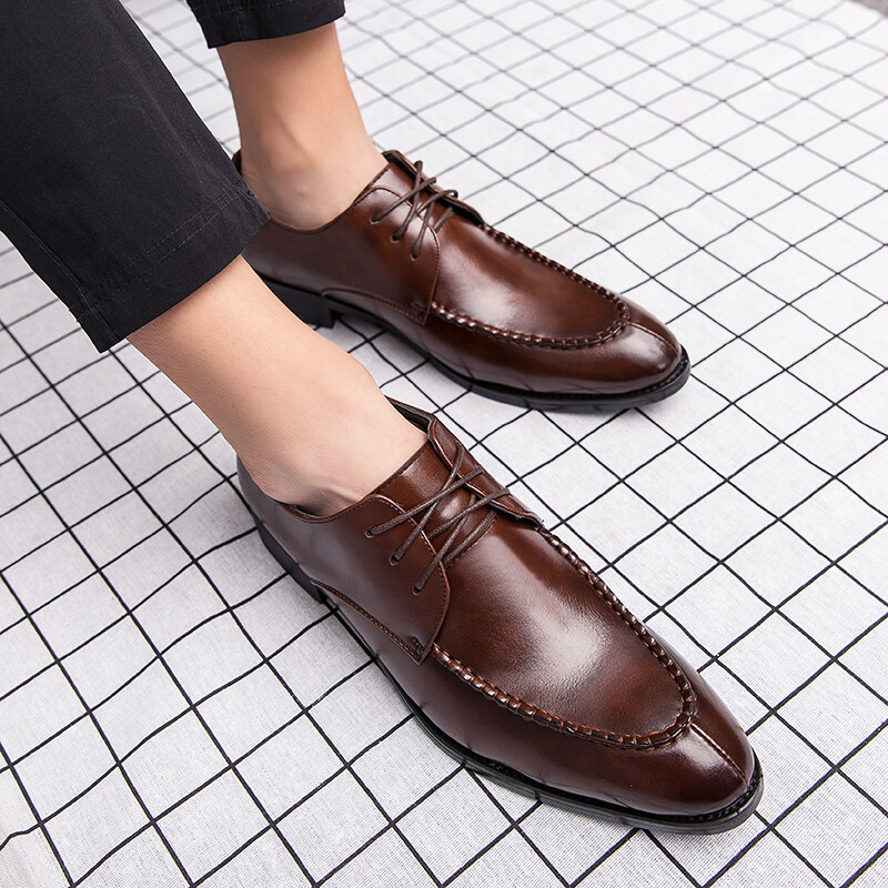 OxfordUniversity pantofi din piele ascuțit decor pentru piept pentru bărbați ocazional versatil nuntă formală pantofi pentru bărbați pantofi formali de lux